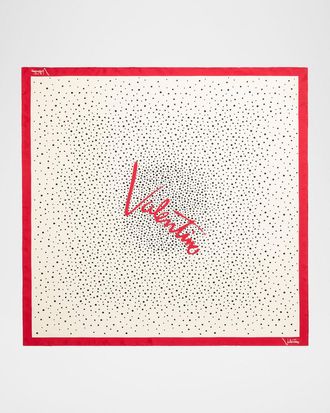 Valentino Garavani Little Stars Starry Silk Scarf