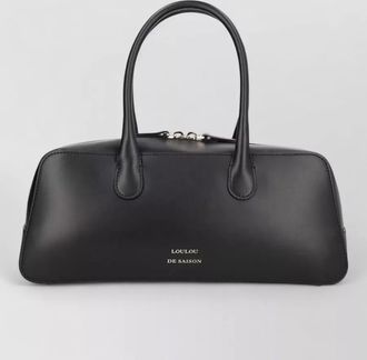 Loulou Studio large leather tote bag top handles