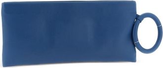 Tom Ford Womens Clutch Aura Blue Sheepskin Bags