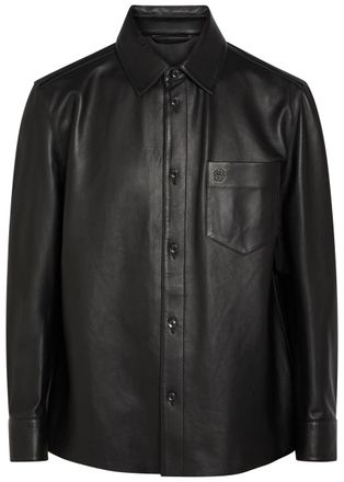BOSS Boss Movitz Leather Jacket - Black - 52 (UK42 / XL)