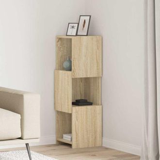 vidaXL vidaXL Mobile angolare Rovere Sonoma 30,5x30x95cm Legno multistrato