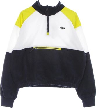 Fila Hoge hals halve rits fleece sweatshirt - Dames - Sweatshirts - Veelkleurig - XS - Polyester - Hoodies & sweatvesten