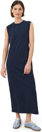 Pact Organic Cotton Soft-Slub Essential Muscle Tee Maxi Dress in Navy at Nordstrom, Size Xx-Large
