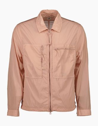 C.P. Company Mens Chrome-R Overshirt Jacket - Pink - Size: 46/Regular