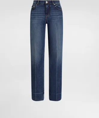 Dolce & Gabbana 5-pocket Denim Trousers - Woman Denim And Jeans Multi-colored 40