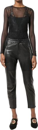 Faith Connexion Lace & Mesh Bodysuit Size XXS