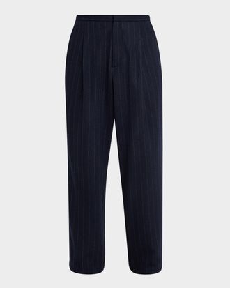 Sease Men & apos;s Brushed Jersey Wool-Cashmere Joggers
