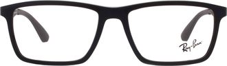 Ray-Ban Demo Rectangular Unisex Eyeglasses RX7056 2000 55