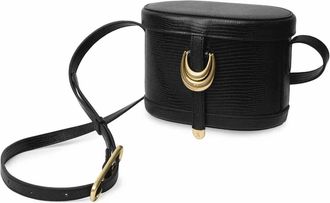 SANCIA Womens Upata Canteen Bag In Black Lizard