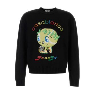 Casablanca Heren, Truien, Zwart, Maat: XL