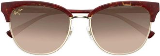 Maui Jim Occhiali da sole Lokelani con effetto tartarugato - Marrone