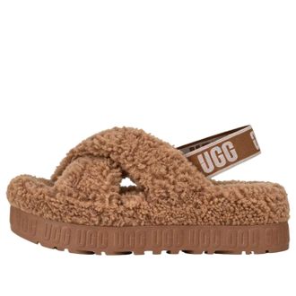 UGG (WMNS) UGG Oh Fluffita Cross Strap Sandals Chestnut 1191135-CHE