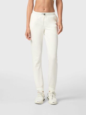 Plein Sport Pantaloni jogger in jersey con coulisse e logo a contrasto