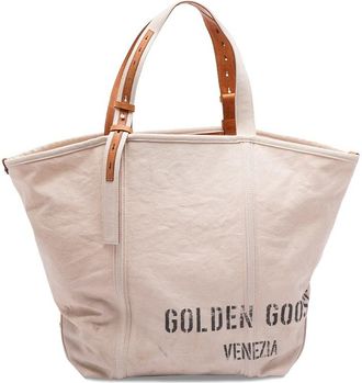 Golden Goose 24.7 Ew Canvas Shopping Bag