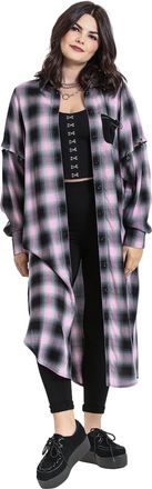 Hell Bunny Hayley Shirt Dress Pink