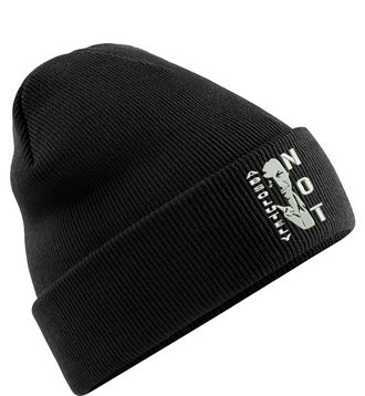 Generic Embroidered Absolutely NOT Mr. Imran Khan Beanie Cap Political Crisis Unisex Beanie Hat (Black)