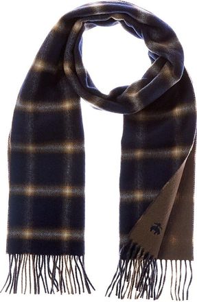 Brooks Brothers Doubleface Glenbrook Check Wool & Cashmere-Blend Scarf