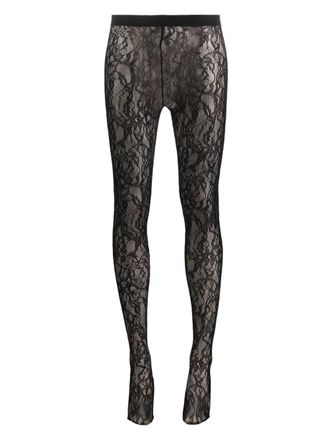 Wardrobe.NYC Collant in pizzo - Nero