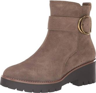 Blondo Womens Waterproof Dagger Fashion Boot In Dark Taupe Suede