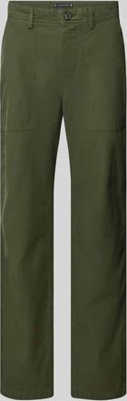 Tommy Hilfiger Regular Fit Chino aus reiner Baumwolle Modell MERCER in Khaki, Größe 31/32