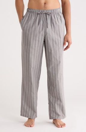 Nordstrom Rack Plaid Pajama Pants in Grey Clifton Stripe at Nordstrom Rack, Size X-Large