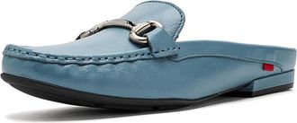 Marc Joseph New York Grand St Mule Womens Flat Shoes Ocean Breeze Napa : 6.5 M, Leather