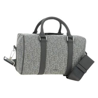 Dior Pre-owned Vintage Boston Bag - Dames - Pre-owned - Grijs - Maat: ONE Size