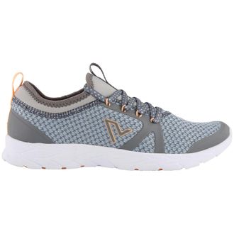 Vionic Brisk Alma Textile Synthetic Womens Lace Up Trainers - Grey Blue - Size:UK 4.5