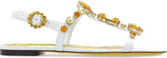 Dolce & Gabbana Bianca sandalen - Dames - Sandalen - Veelkleurig - 37 EU - Schoenen