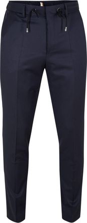 HUGO BOSS Mens H Genius Ds B1 10236006 01 Straight Leg Trousers in Dark Blue - Size 36W/36L