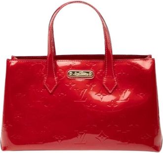Louis Vuitton Pre-owned Handbags, female, Red, Size: ONE SIZE Pre-owned The Wilshire PM