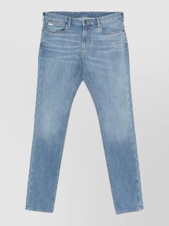 Emporio Armani denim cotton jeans faded wash design