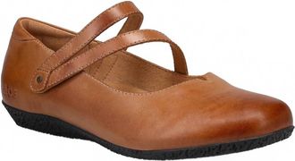 Taos Womens Banter Mary Jane Flat Shoes In Caramel