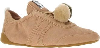 Chlo&eacute; Kick Sneakers - Dames - Sneakers - Beige - 37 EU - Leer - Schoenen