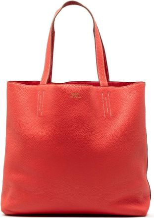 Herm&egrave;s Borsa tote Double Sens 36 in pelle Clemence 2010-2025 - Rosso