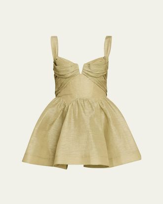 Zimmermann Rebellion Drape Mini Dress