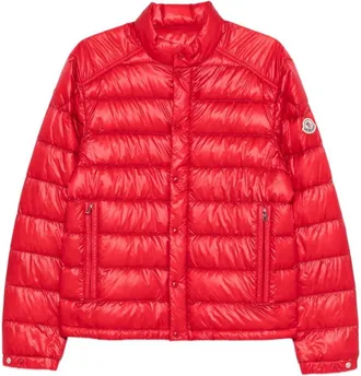 Moncler Red Quilted Jacket