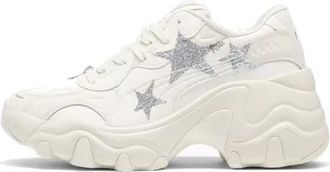 Puma (WMNS) PUMA Pulsar Wedge Star Sneaker White Silver 398675-01