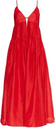 Tory Burch Linen Dress - female - Tory Burch - Maxi Dresses - Red - XS - Dresses