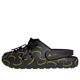 adidas x The Simpsons Adilette Clog Core Black Yellow JS4910