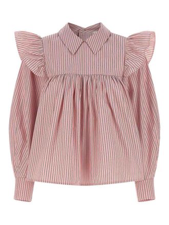 Ganni Striped Blouse