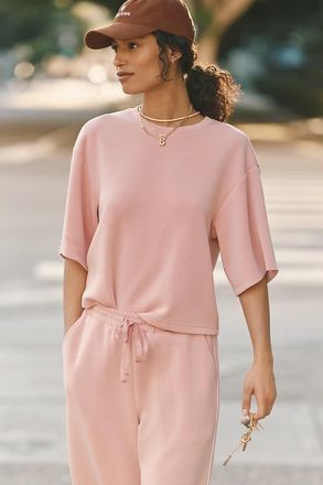 Bernardo Drop-Shoulder Knit Tee