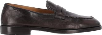 Alexander Hotto Dark Brown Leather Loafers