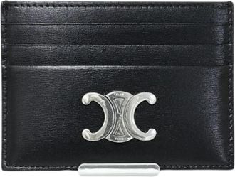 Celine Pre-owned Card Case - Dames - Vintage Accessoires - Zwart - ONE Size - Leer - Vintage