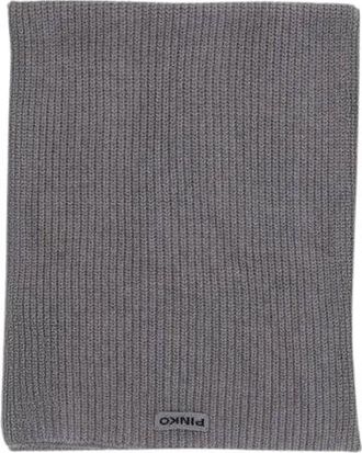 Pinko Scarfs Blacks And Greys