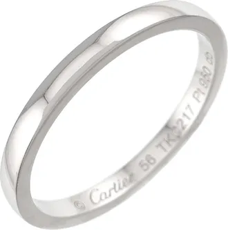 Cartier Platinum 950 Band Ring (Pre-Owned)