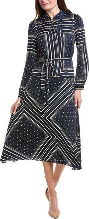 Elie Tahari The Hollie Silk-Blend Dress
