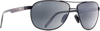 Maui Jim Castles 728-2M Zonnebril - unisex - Zonnebrillen - Zwart - 61 MM - Accessoires