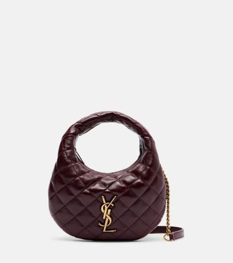 Saint Laurent Icarino Mini quilted leather top-handle bag