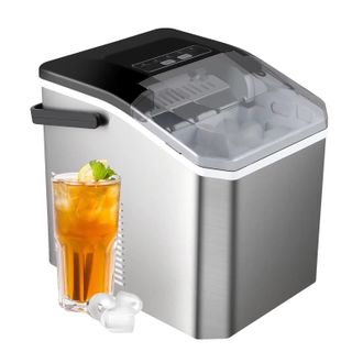 OEM M&aacute;quina De Hielo, Producci&oacute;n R&aacute;pida De Hielo, Dise&ntilde;o Compacto, Color Plata, Ue